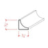 EWCC12 Cove Molding 3/4" x 3/4" Trim. Unfinished