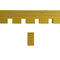 EWCD93 Dentil Moulding 1-5/8" High x 5/8" Trim. Unfinished - Tundra Globe