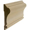 EWCH11 Colonial Chair Rail 2-3/4" Tall x 3/4" Trim Moulding. Unfinished - Tundra Globe