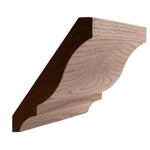 EWCR13 Crown 3/4" x 4-5/8" Unfinished 3-5/8" High x 2-3/4" Deep