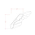 EWCR20 Crown 3/4" x 3-5/8" Unfinished 2-3/4" High x 2-1/4" Deep