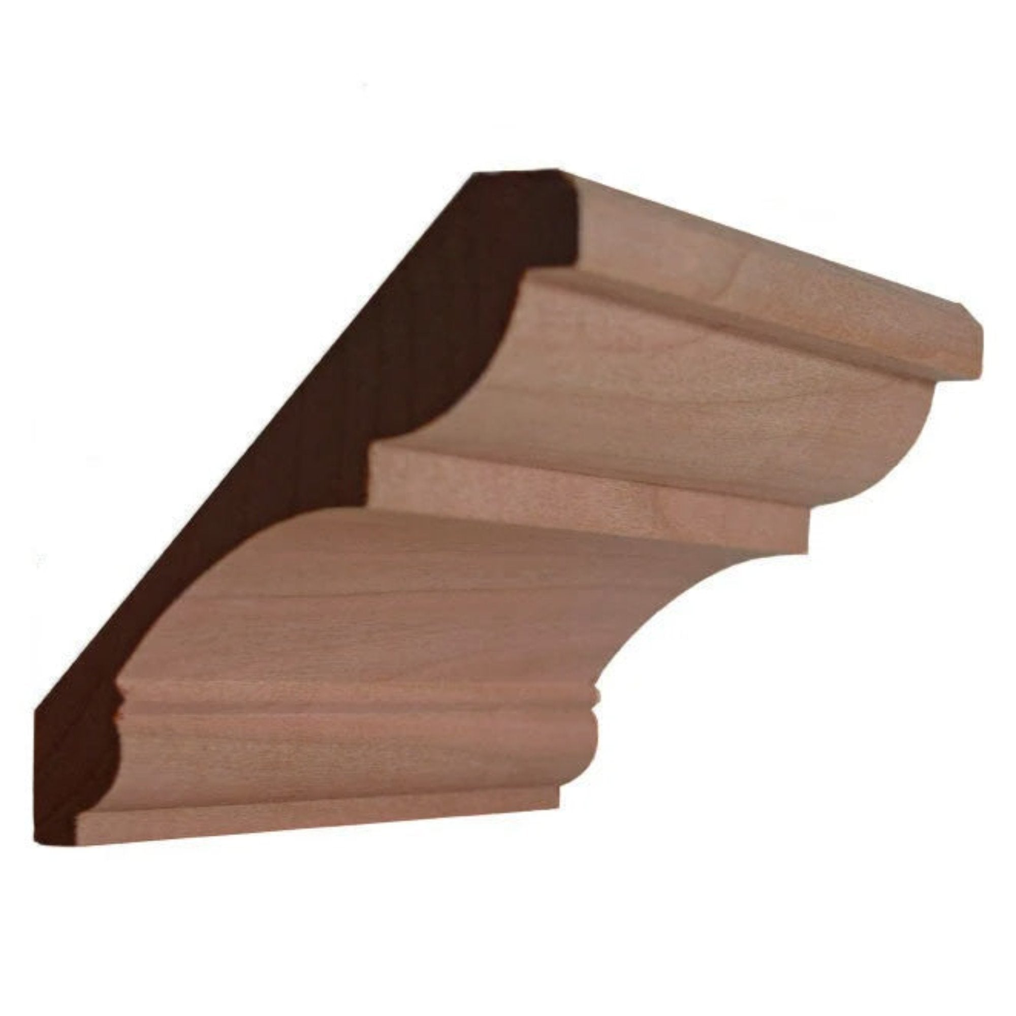 EWCR21 Crown 3/4" x 4-5/8" Unfinished 3-1/4" High x 3-1/4" Deep