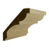 EWCR21 Crown 3/4" x 4-5/8" Unfinished 3-1/4" High x 3-1/4" Deep