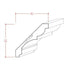 EWCR21 Crown 3/4" x 4-5/8" Unfinished 3-1/4" High x 3-1/4" Deep