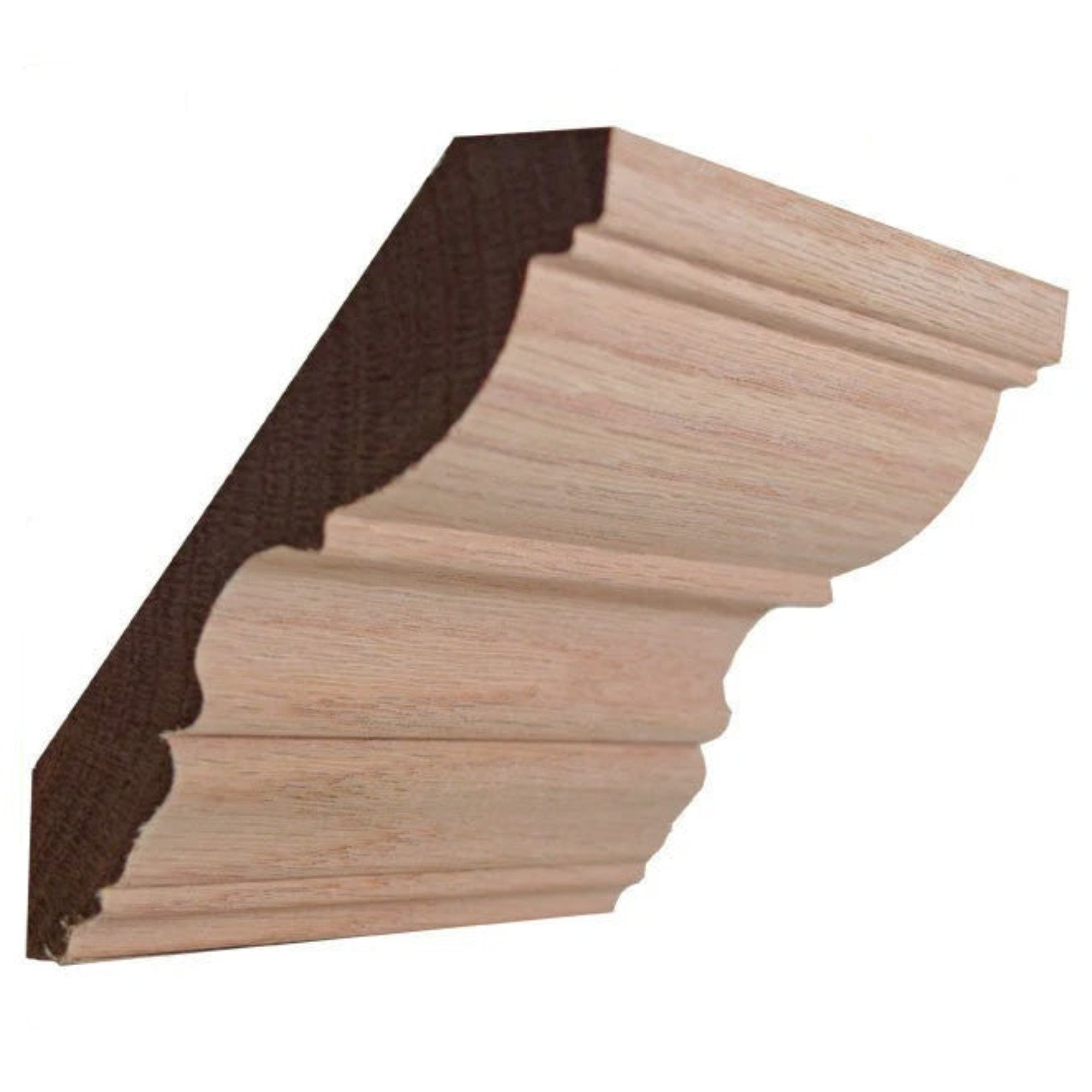 EWCR30 Crown 7/8" x 4-1/2" Unfinished 3-1/2" High x 2-7/8" Deep