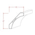 EWCR40 Cove Crown 3/4" x 3-3/4" Unfinished 2-5/8" High x 2-1/2" Deep