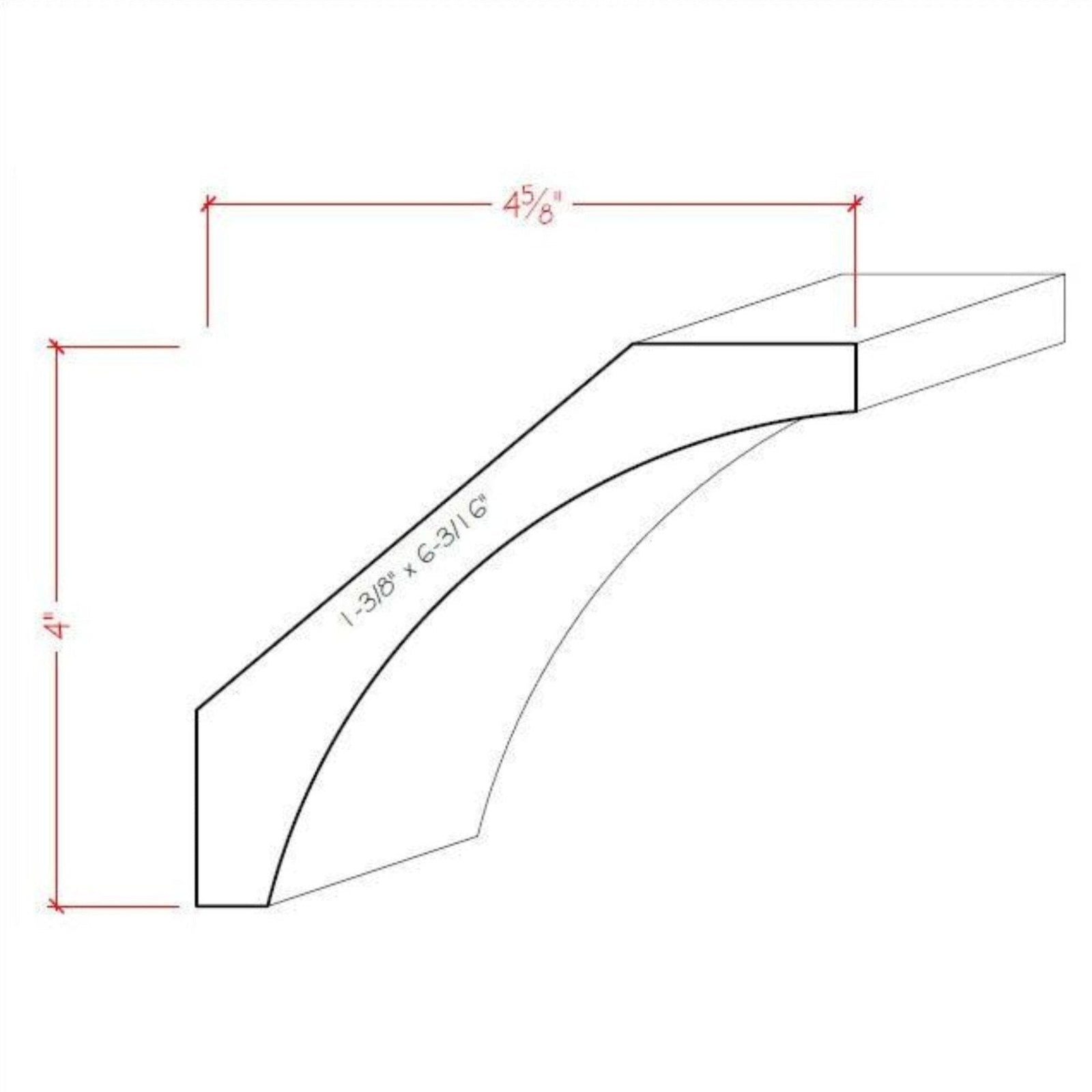 EWCR41 Cove Crown 1-3/8