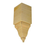 EWCR61 Crown Inside Corner Block 3-1/2 Tall x 2-3/8 deep. Unfinished