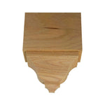 EWCR62 Crown Mid Block 3-1/2 Tall x 2-3/8 deep 4-3/4" Face Unfinished