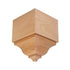 EWCR63 Crown Outside Corner Block 3-1/2 Tall x 2-3/8 Face Unfinished