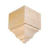 EWCR63 Crown Outside Corner Block 3-1/2 Tall x 2-3/8 Face Unfinished