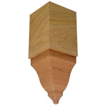 EWCR81 Crown Inside Corner Block 4-1/4" Tall x 3" deep. Unfinished