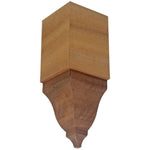EWCR81 Crown Inside Corner Block 4-1/4" Tall x 3" deep. Unfinished