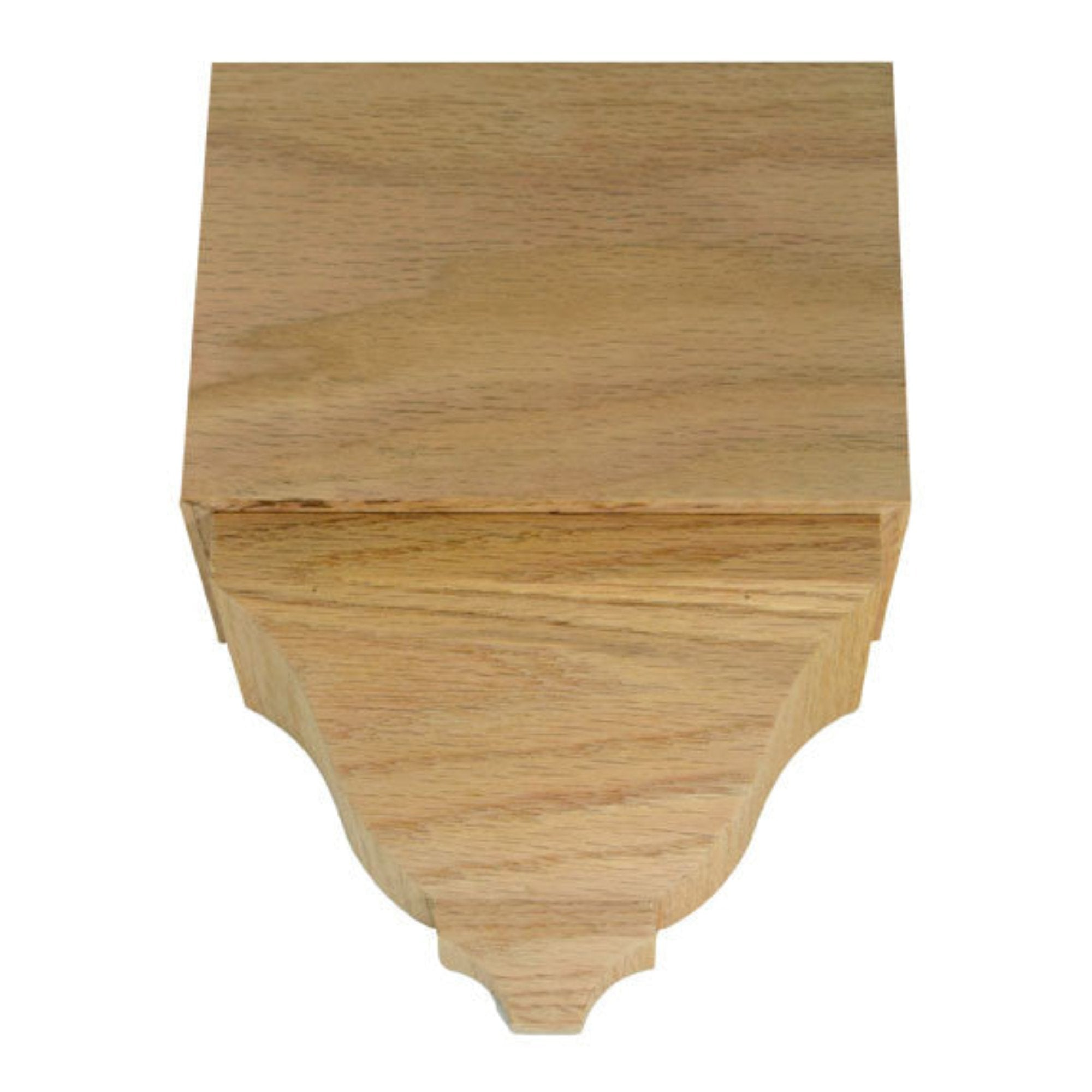 EWCR82 Middle Corner Block 4-1/4" Tall x 3" deep 6" Face Unfinished