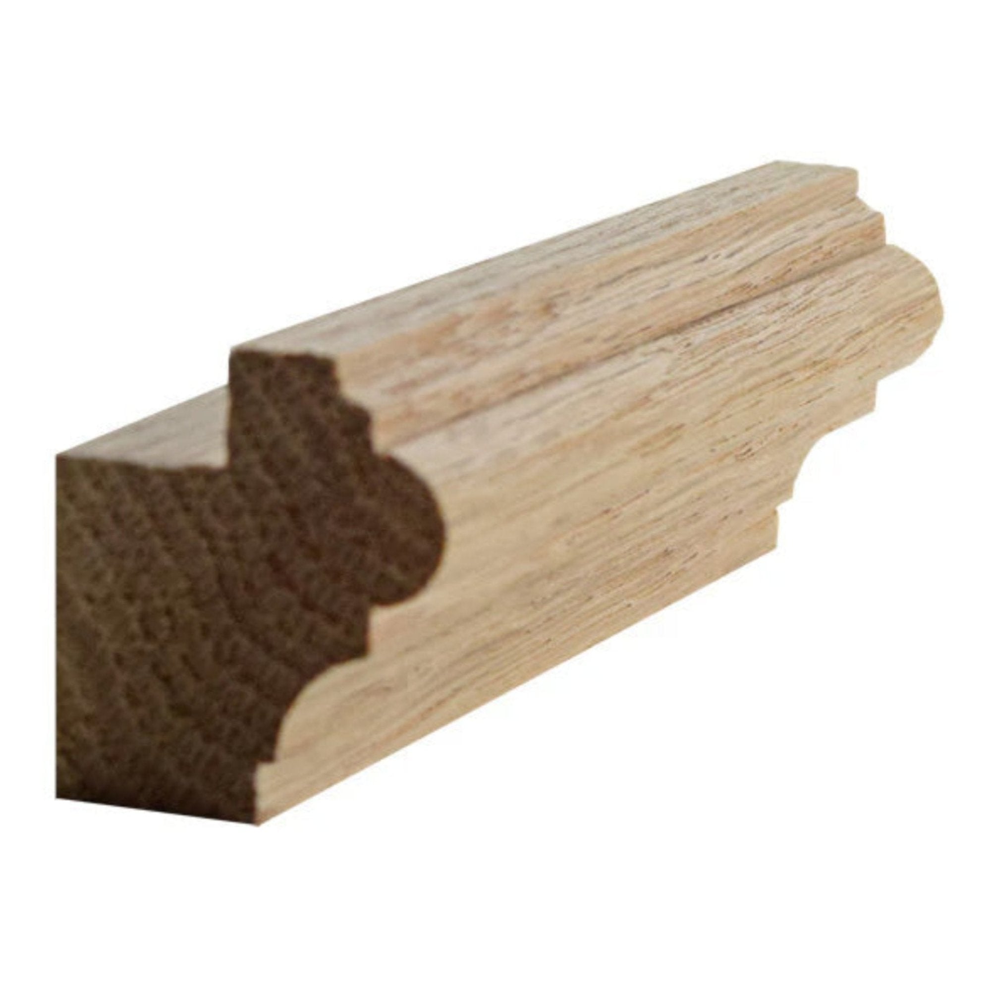 EWLR13 Kitchen Cabinet Light Rail 1-1/2" x 1-3/8" Trim. Unfinished