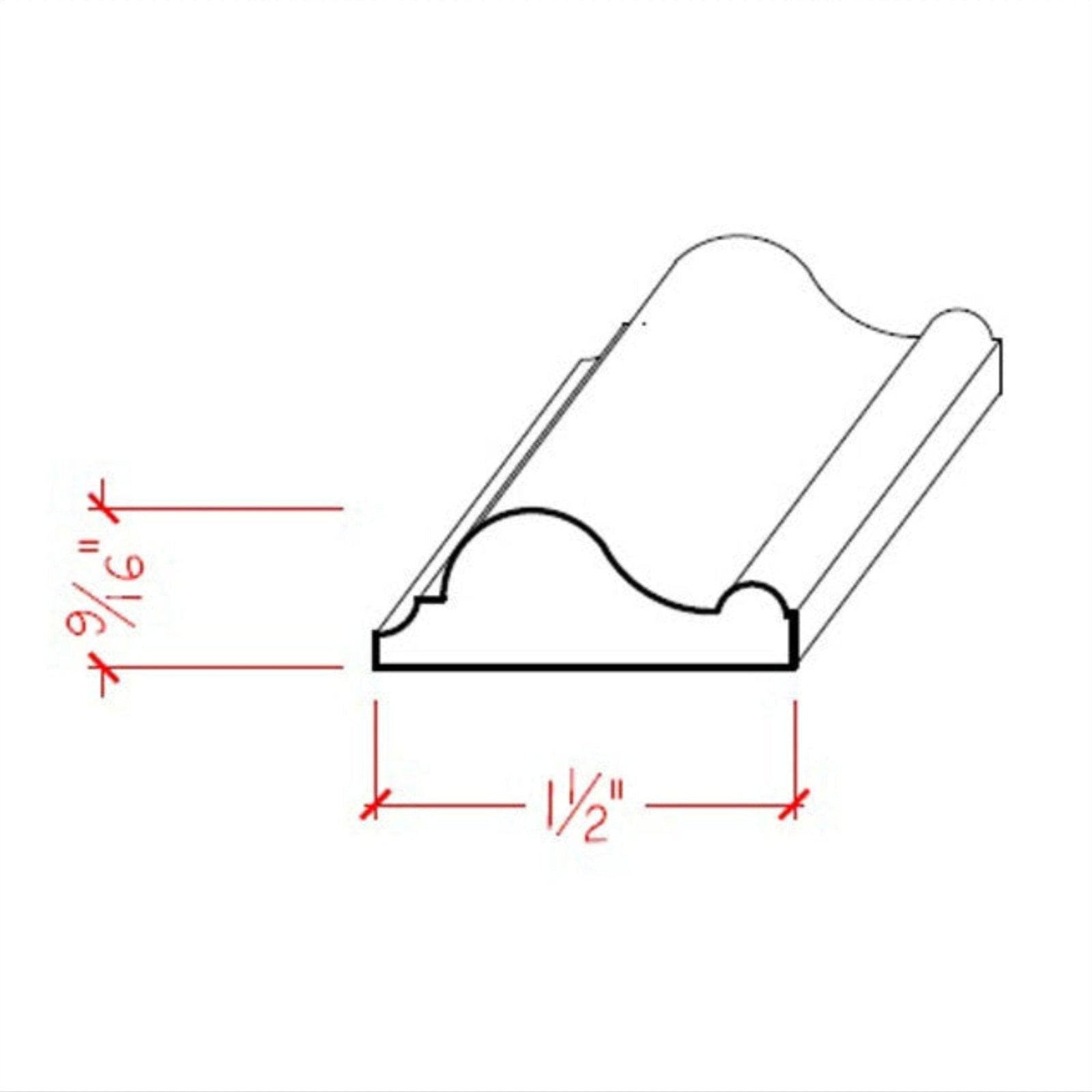 EWPM17 Panel Molding 1-1/2
