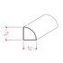 EWQR12 Quarter Round 3/4" x 3/4" Moulding Trim. Unfinished