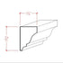 EWSC18 Solid Crown 1-3/4" High x 1-1/4" Deep Moulding. Unfinished