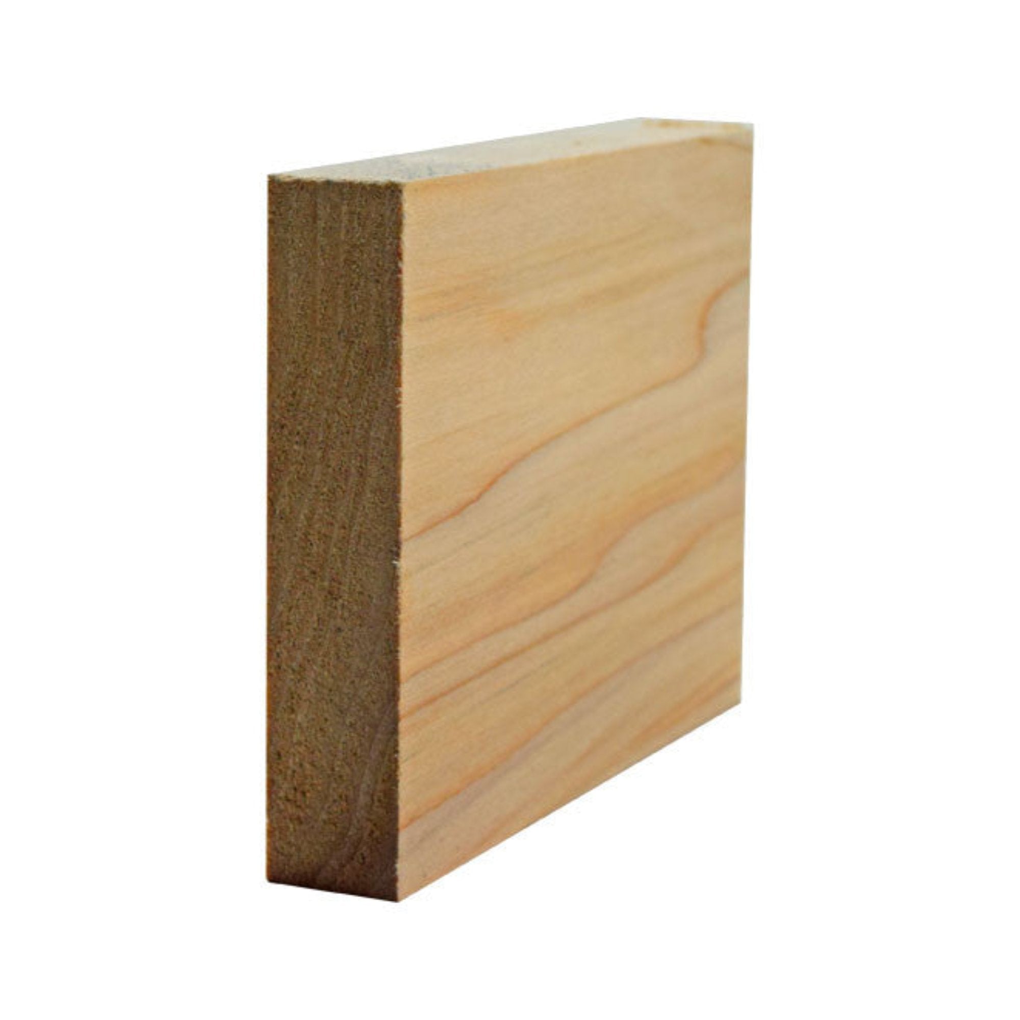 EWBB52 Square edge 3-1/2" Tall x 3/4" Baseboard Moulding. Unfinished