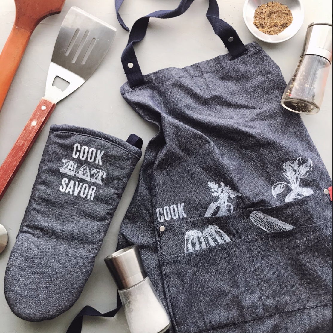 Eat Your Veggies - Mesh Stencil 2 pack - 4.25x11