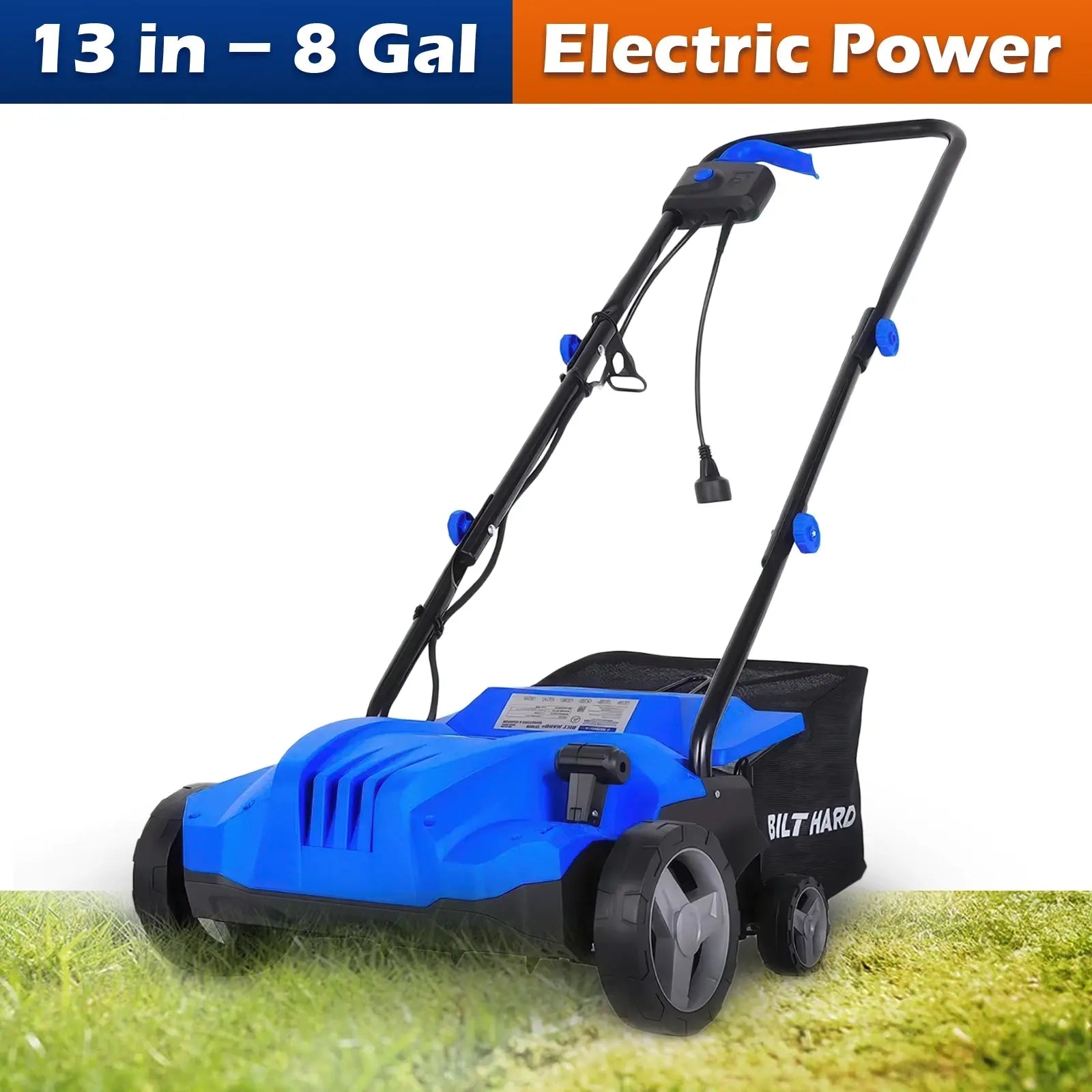 BILT HARD 12 Amp Electric Dethatcher & Scarifier: 13