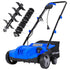 BILT HARD 12 Amp Electric Dethatcher & Scarifier: 13" Width, 8-Gallon Bag, 2-in-1 Walk-Behind Lawn Tool