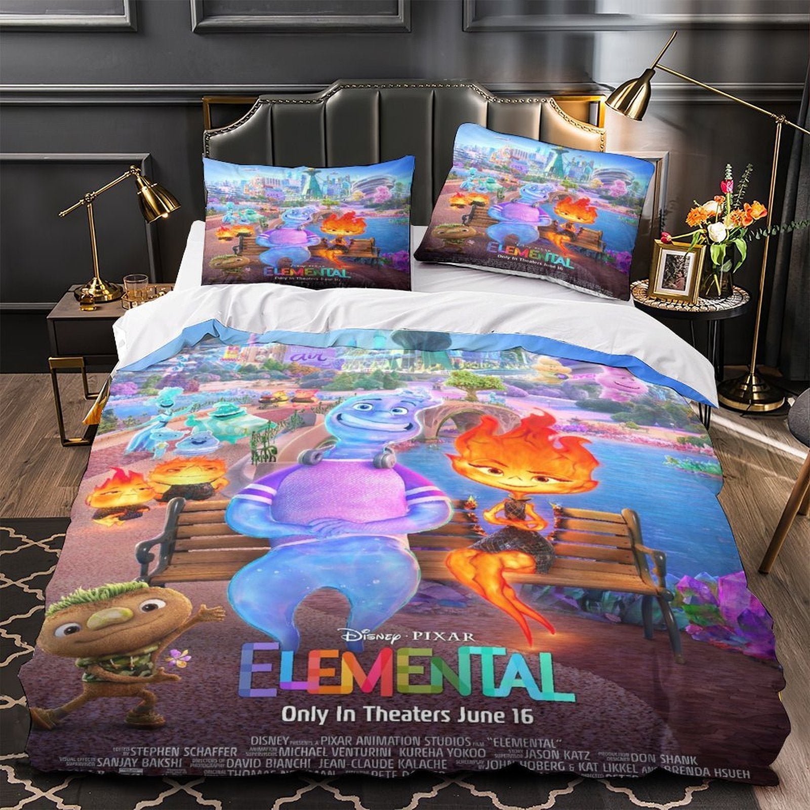Elemental Bedding Set Pattern Quilt Cover Without Filler
