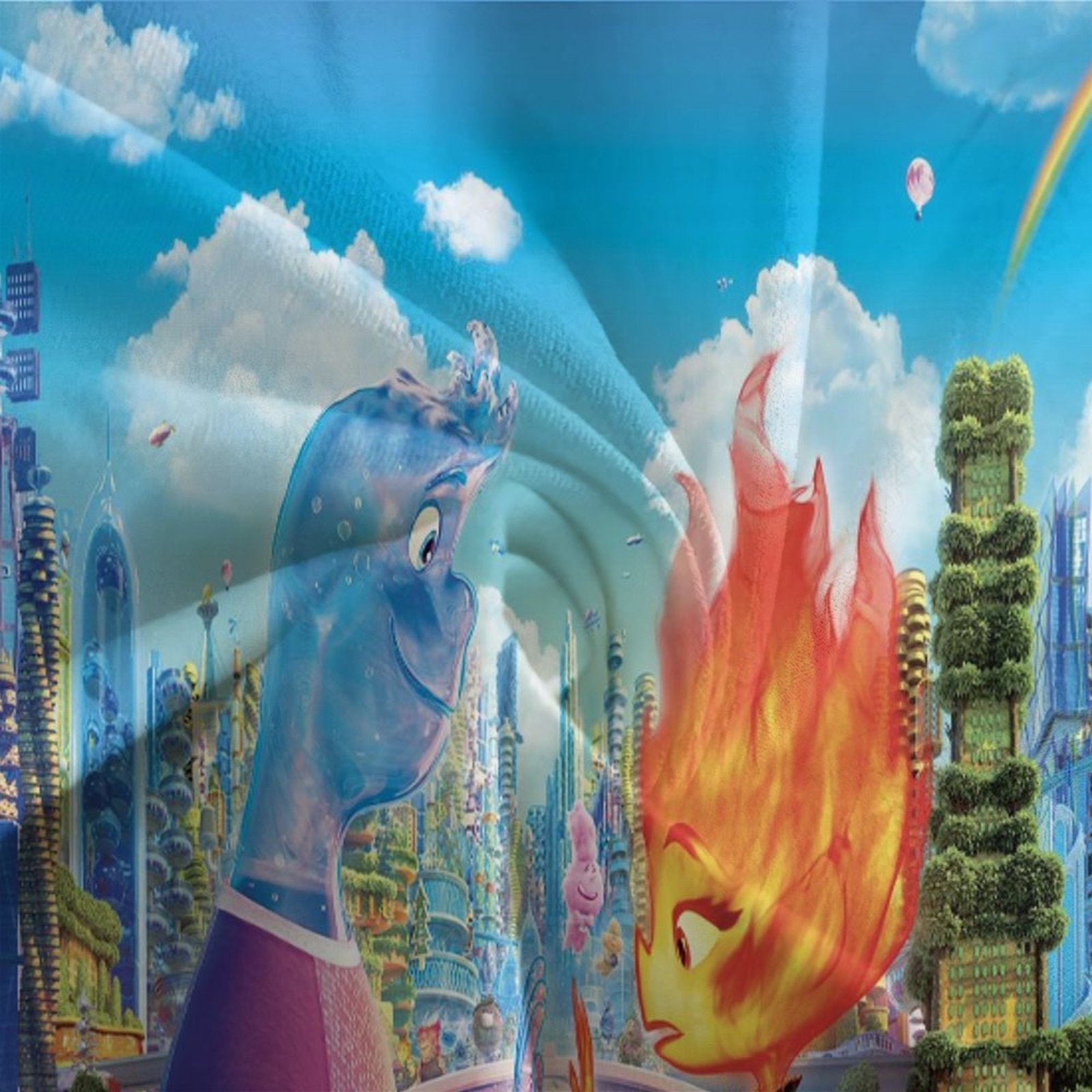 Elemental Bedding Set Pattern Quilt Cover Without Filler