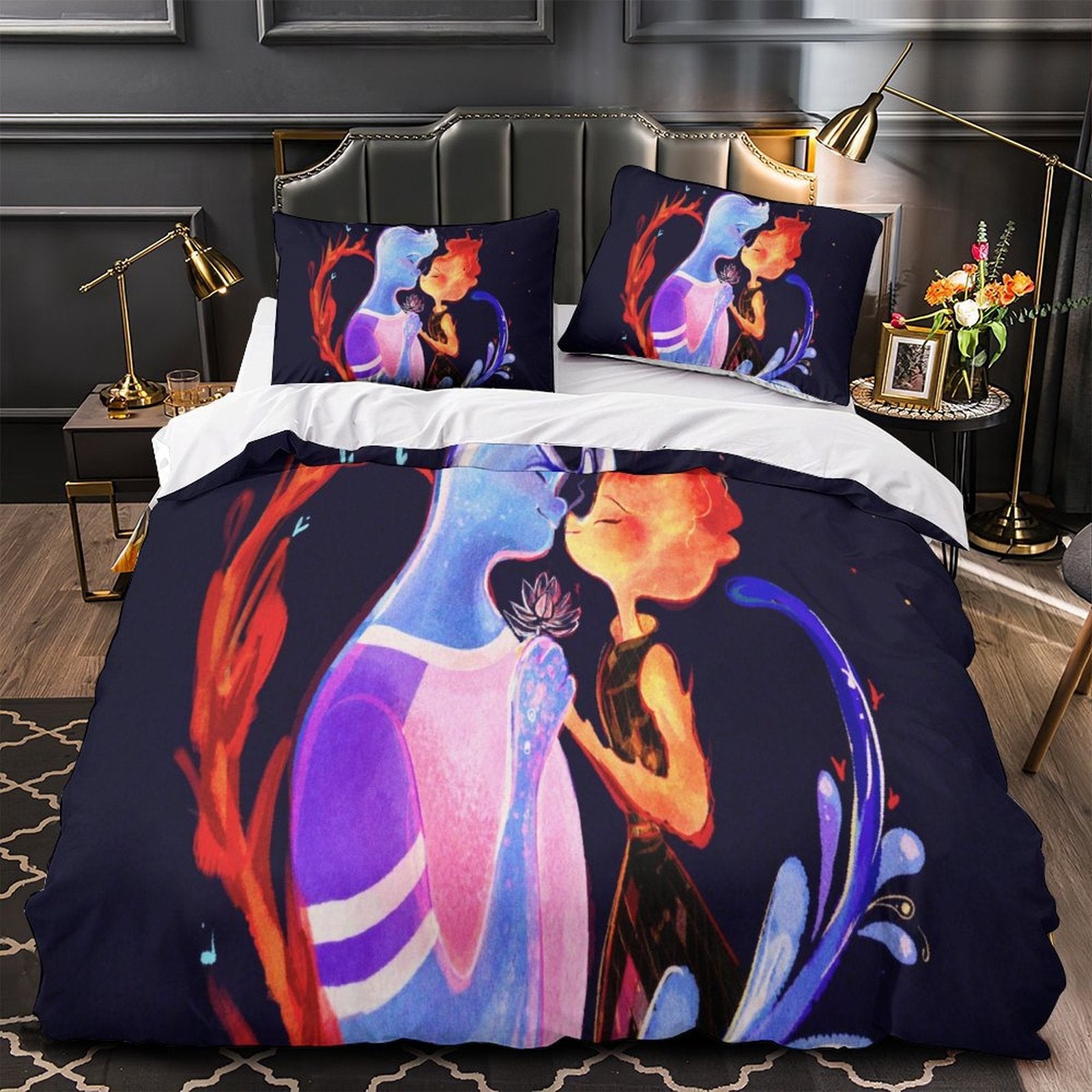 Elemental Bedding Set Pattern Quilt Cover Without Filler