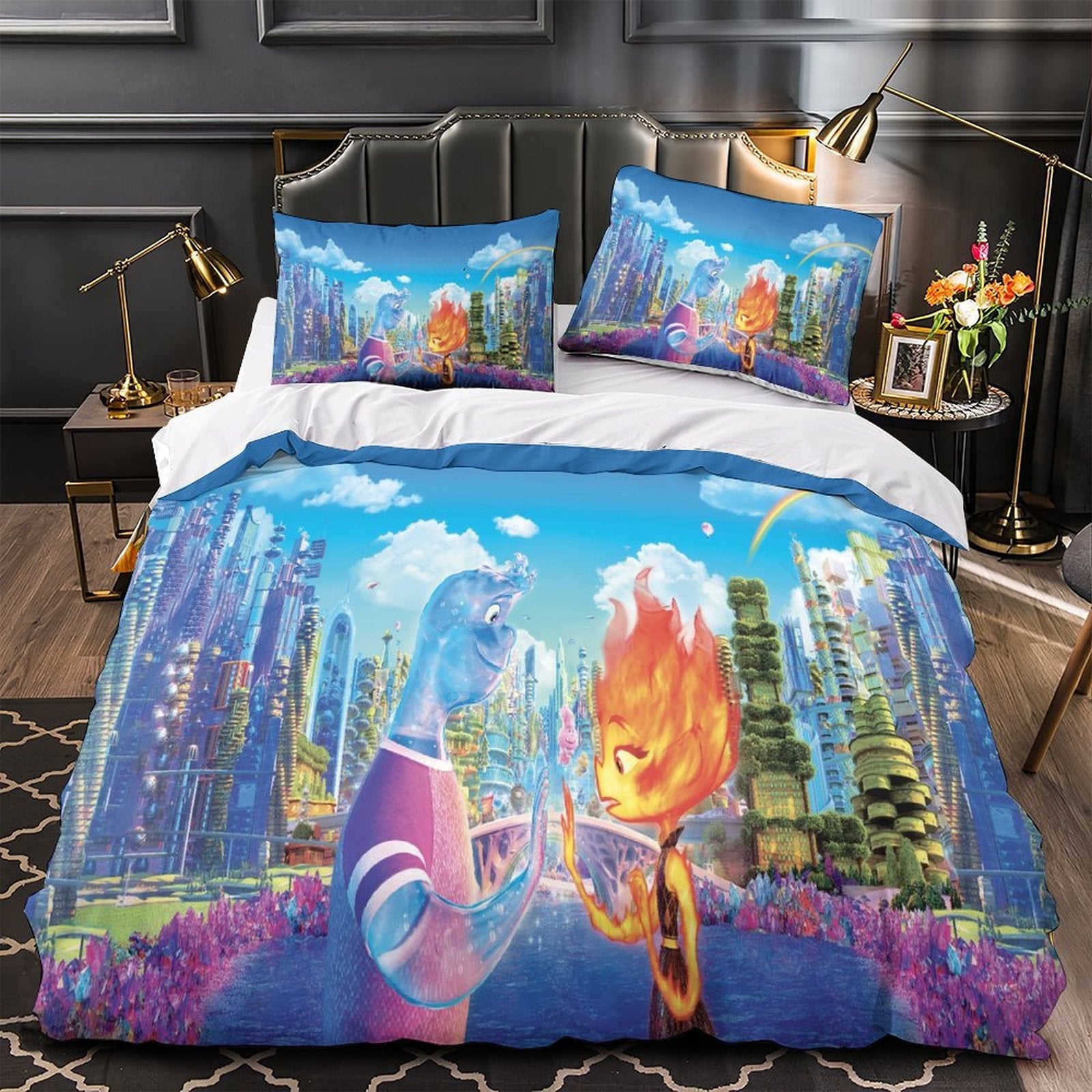 Elemental Bedding Set Pattern Quilt Cover Without Filler