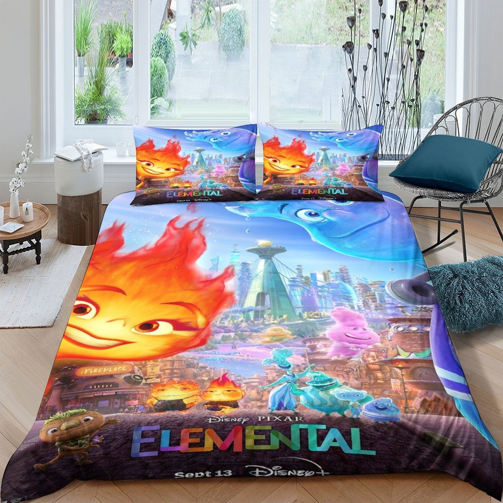 Elemental Bedding Set Pattern Quilt Cover Without Filler