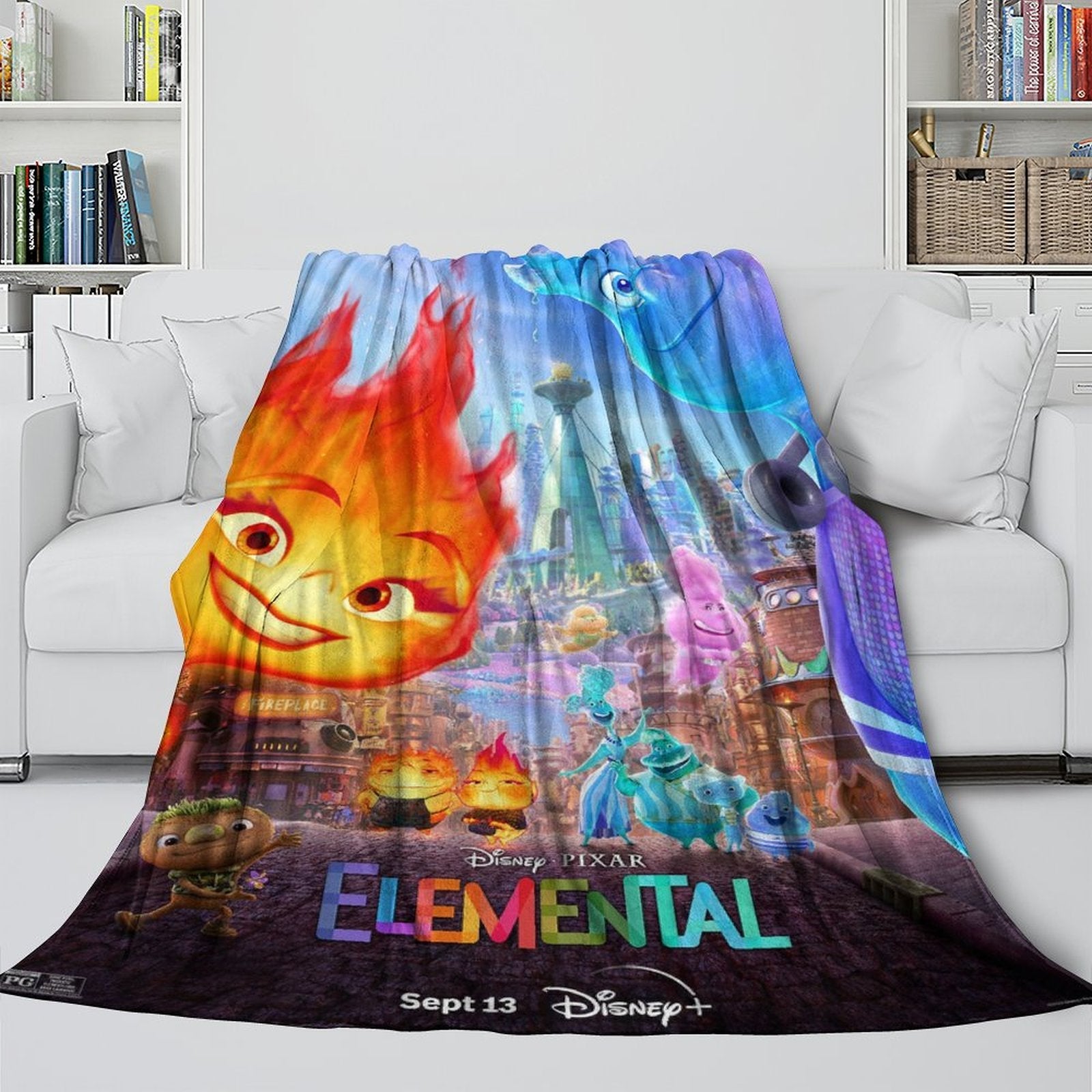 Elemental Blanket Flannel Fleece Throw Room Decoration