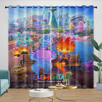 Elemental Curtains Blackout Window Drapes Room Decoration