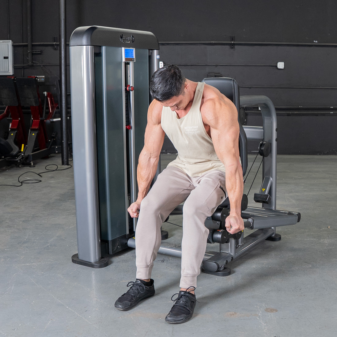 Elite Plus Triceps Press Machine | Muscle D Fitness