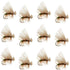 Olive Elk Hair Caddis Classic Trout Dry Fly - Set of 12 Flies Size 14