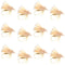 Barbless Yellow Elk Hair Caddis Classic Trout Dry Flies 1 Dozen Flies Size 12
