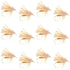 Barbless Yellow Elk Hair Caddis Classic Trout Dry Flies 1 Dozen Flies Size 16