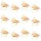 Barbless Yellow Elk Hair Caddis Classic Trout Dry Flies 1 Dozen Flies Size 14
