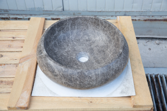 Emperador Brown Natural Stone Marble Vessel Sink Polished  (D)16