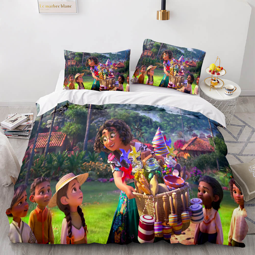 Encanto Bedding Set Lin Manuel Miranda Stephanie Beatriz Duvet Cover
