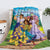 Encanto Blanket Cosplay Flannel Throw Room Decoration