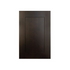 60 Inch Espresso Shaker Double Sink Bathroom Vanity with Drawers