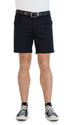 Everyday Stretch Shorts with a Comfortable Built-In Liner - Denim Style- Black