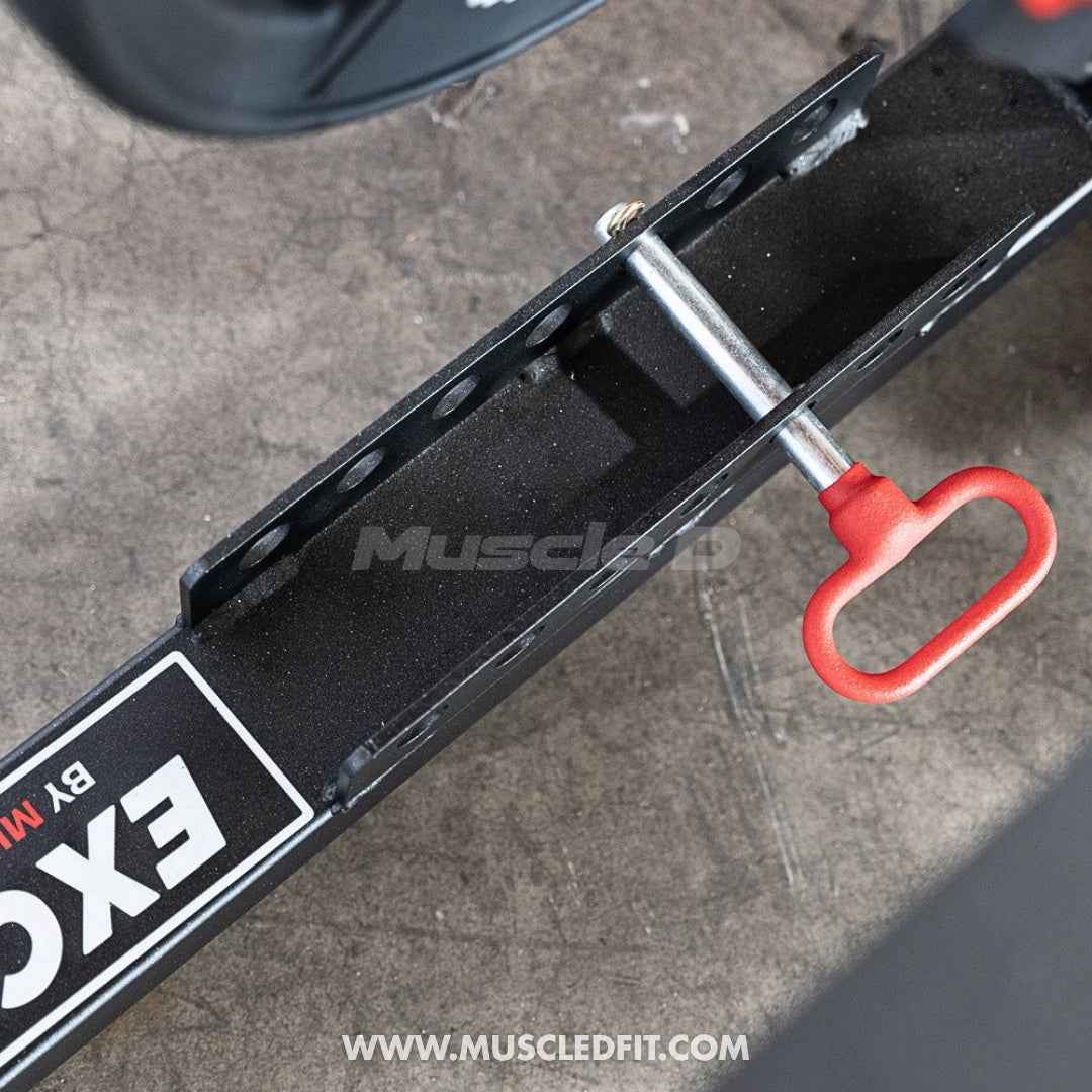 Excel Belt Squat - Muscle D Fitness - Plate Loaded Belt Squat w/ Plate Storage