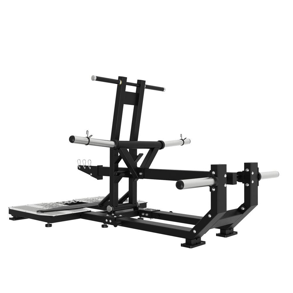 Excel Glute Line Belt Squat - Muscle D Fitness - Plate Loaded Belt Squat - Non Slip Deck