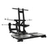 Excel Glute Line Belt Squat - Muscle D Fitness - Plate Loaded Belt Squat - Non Slip Deck