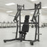 Excel Iso-Lateral Incline Press - Muscle D Fitness - Plate Load Incline Bench - Gas Shock Assisted Seat Adjustment - Weight Storage Pegs