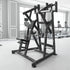 Excel Iso-Lateral Low Row - Muscle D Fitness - Plate Load Seated Row - Gas Shock Assisted Seat Adjustment - Weight Storage Pins
