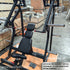 Excel Iso-Lateral Shoulder Press - Muscle D Fitness - Plate Load Military Press - Gas Shock Assisted Seat Adjustment - Weight Storage Pegs