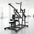 Excel Iso-Lateral Wide Pulldown - Muscle D Fitness - Plate Load Lat Pulldown - Piston Assisted Seat Adjustment - Plate Storage Pegs